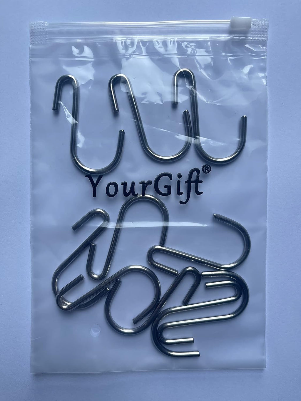 10 Pack Heavy Duty S Hooks Silver S Shaped Hooks Hanging Hangers Hooks for Kitchen, Bathroom, Bedroom and Office: Pan, Pot, Coat, Bag, Plants(10 Pack/Silver/Small)