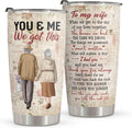 Gifts for Wife, Wife Gifts, Romatic Valentines Day Gifts for Her, Christmas Gift for Old Couple, You & Me We Got This, Stainless Steel Tumbler 20Oz I Love You Her, Anniversary Presents