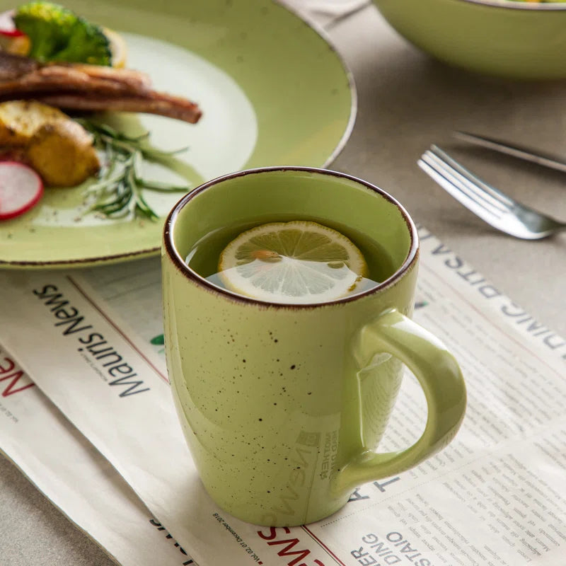 Aagman 16 Piece Stoneware Dinnerware Set - Service for 4